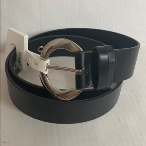 MICHAEL KORS Syntheric Leather Belt Black sz Small